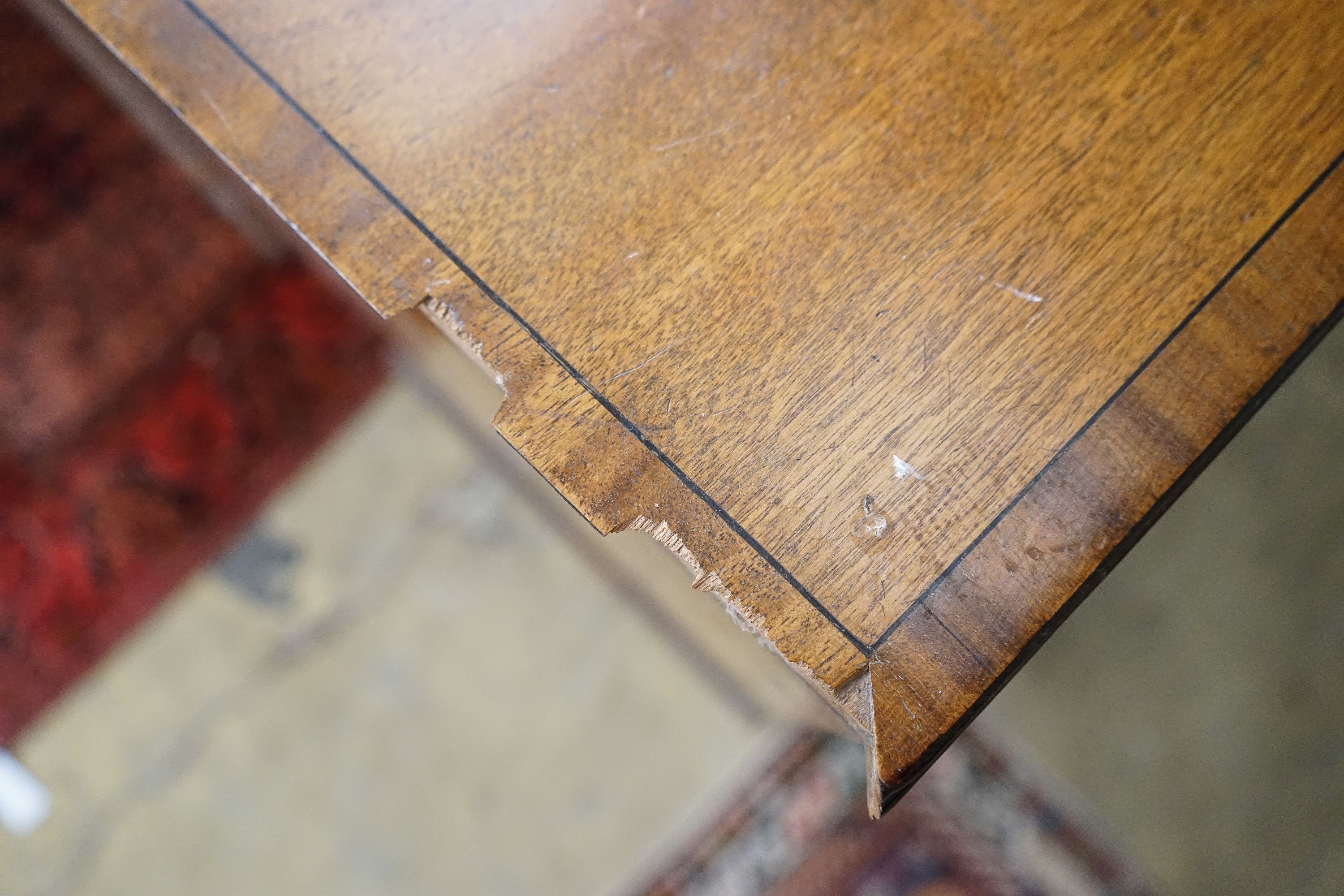 A George IV mahogany chest, width 110cm, depth 51cm, height 101cm